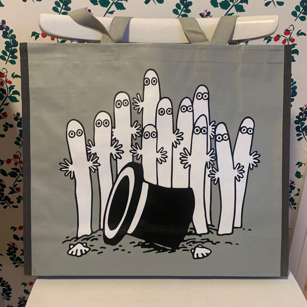 Moomin Characters Tote (Grey) (NWOT)